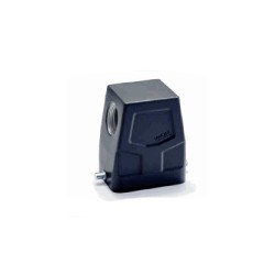 Capot 6B, alliage aluminium moulé, acier inoxydable, IP65, Sortie verticale, M20